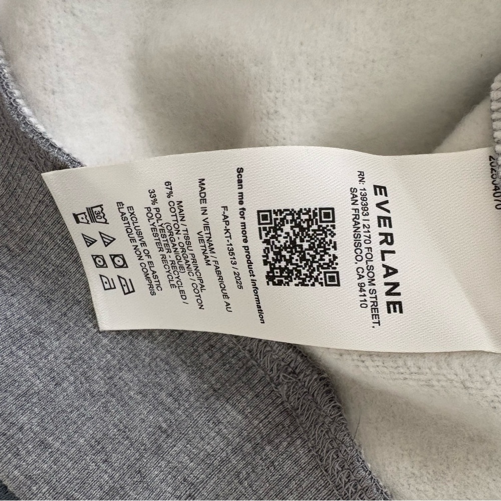 Everlane Luxe Fleece Quarter Zip Pullover - Picture 6 of 8